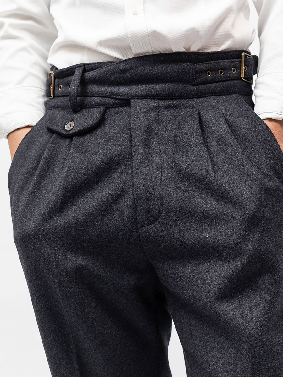 Smart Pot - POT&CRAFTSMAN Pantaloni casual in tweed spesso