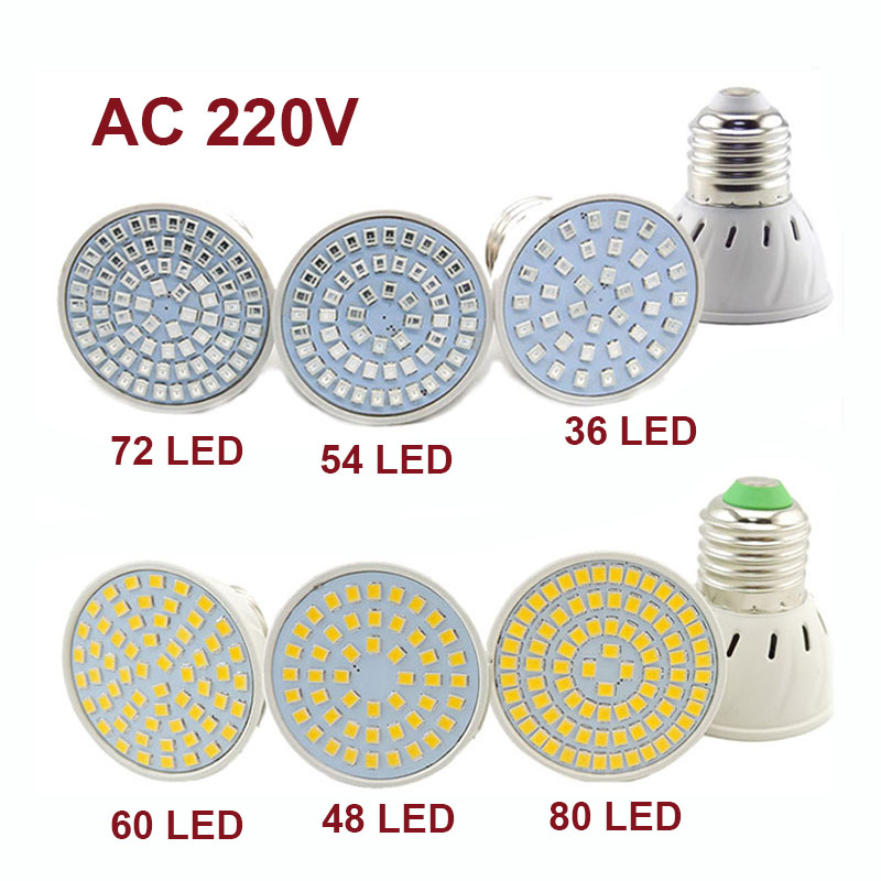Plant Grow Light Full Spectrum - Lampadina LED per Crescita Piante E27,