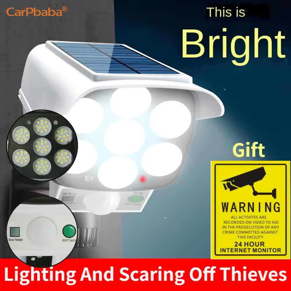 Garden Camera - Luce solare esterna Sensore di movimento