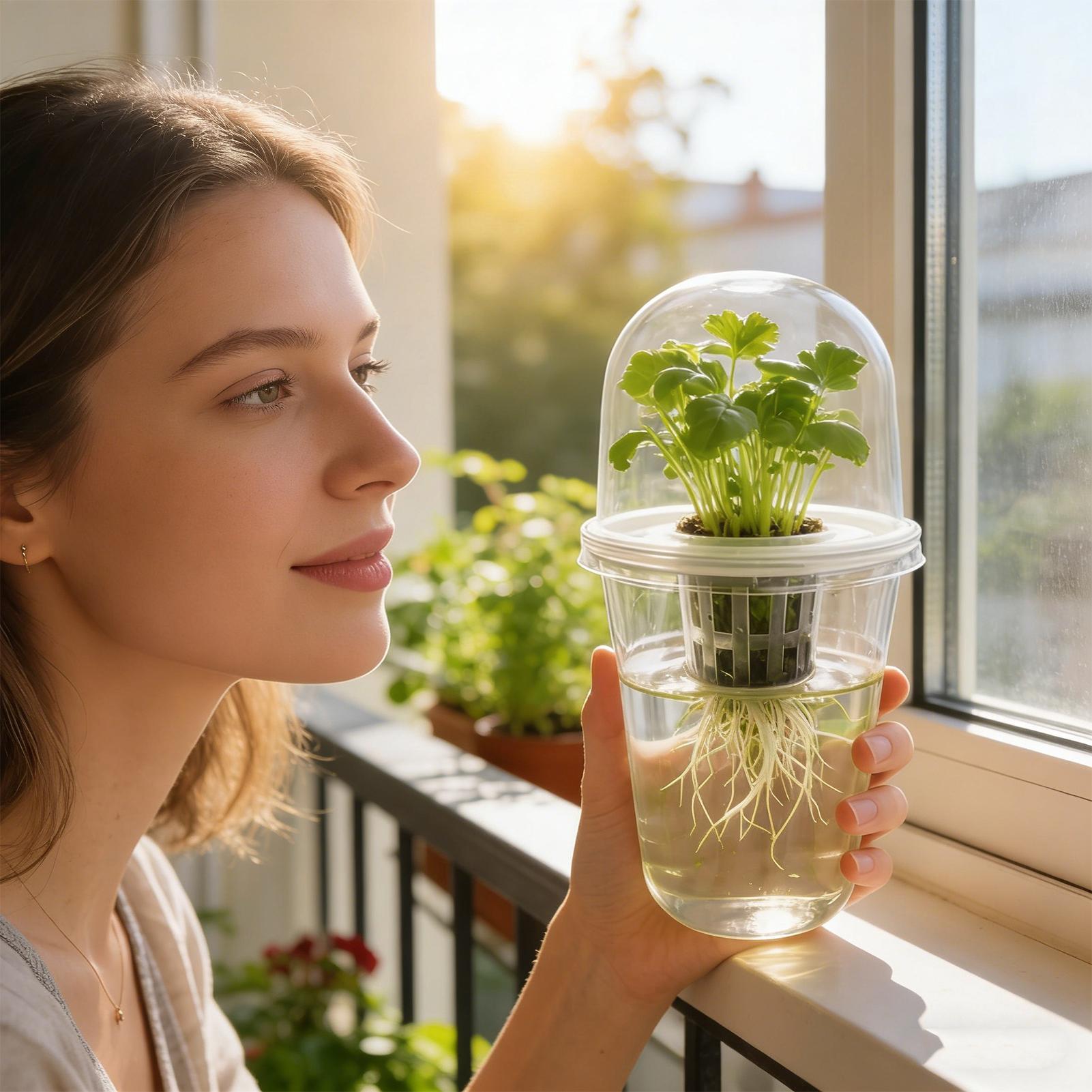 1-5 Pezzi Vasi Trasparenti per - Hydroponic Grow Pod recensione e prezzo