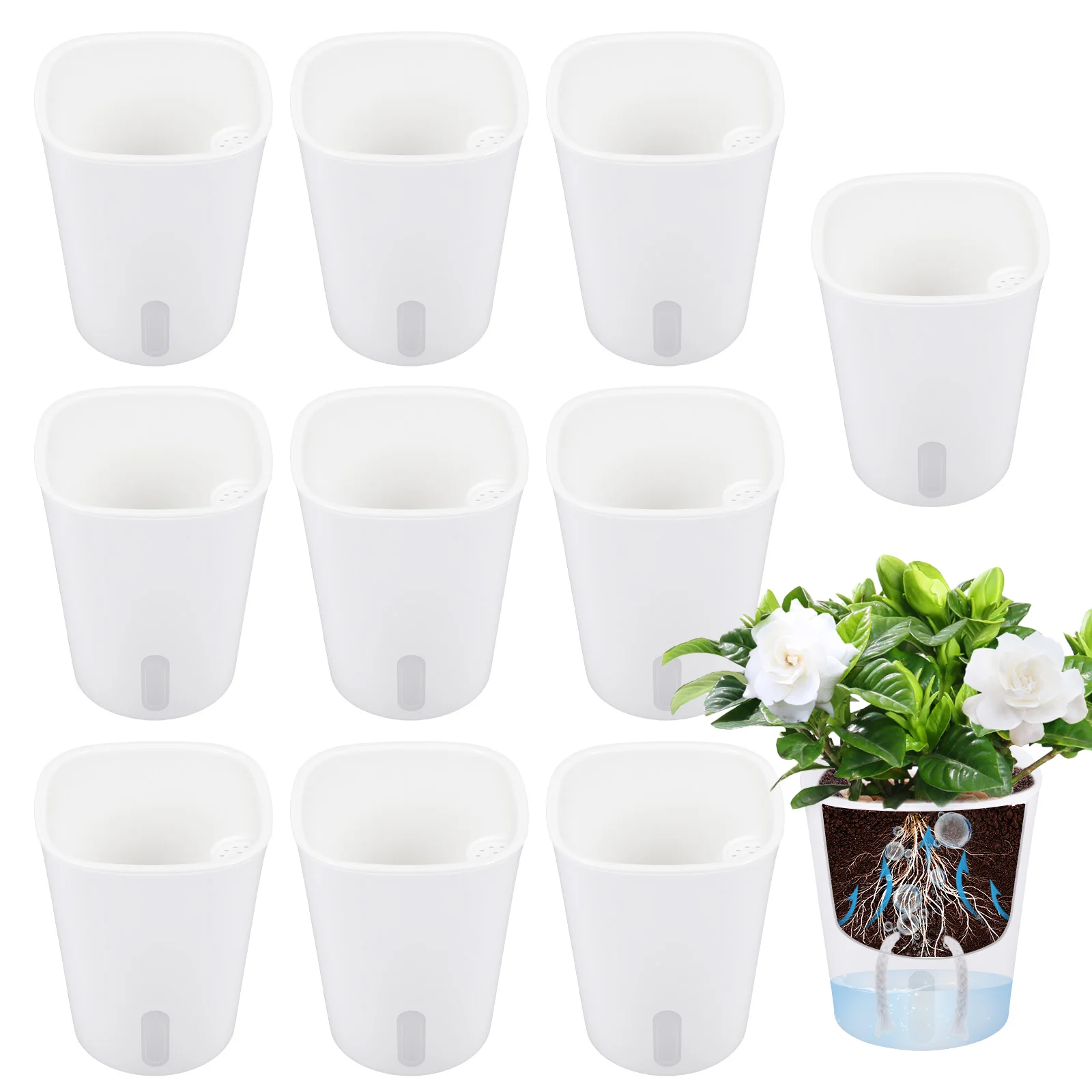 Set di 10 Vasi Autoirriganti,  - Hydroponic Grow Pod recensione e prezzo
