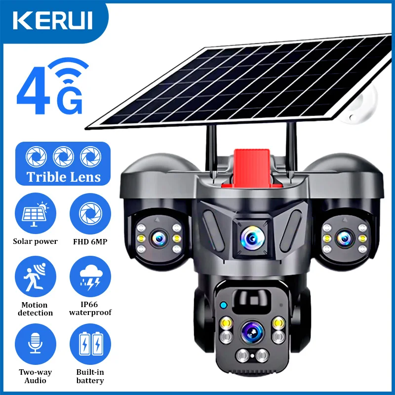 KERUI PTZ Esterno 6MP 4G SIM W - Garden Camera recensione e prezzo